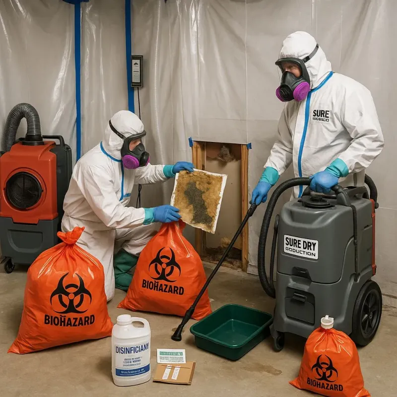 Contaminated Water Handling Protocols process in Carey, OH